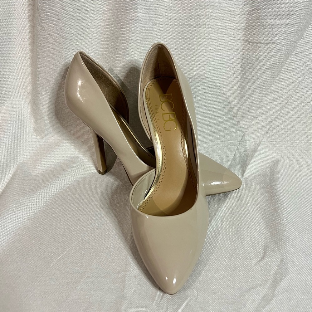 BCBG Paris stilettos nude or beige size 8